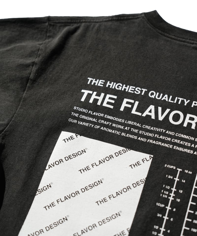 The Flavor Design®︎ / Flavors T-shirt / Black |