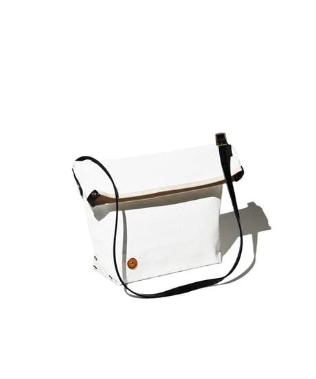 Sunset Craftsman Co. / Pine Shoulder Bag (S) / White