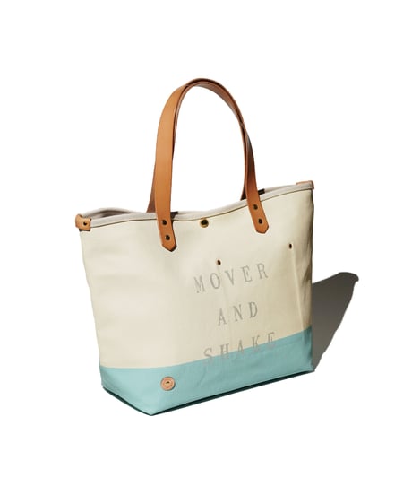 Sunset Craftsman Co. / Tomales Tote Bag (M) / Milk x M&S Original Blue