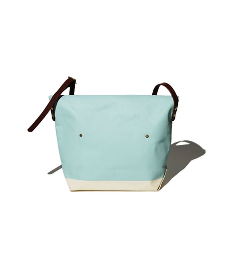 Sunset Craftsman Co. / Pine Shoulder Bag (S) / M&S Blue x Milk