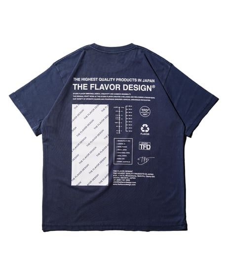 The Flavor Design®︎ / Flavors T-shirt / Navy[Limited]