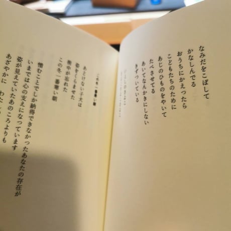 詩集 / 「つじつまあわせ」第二刷