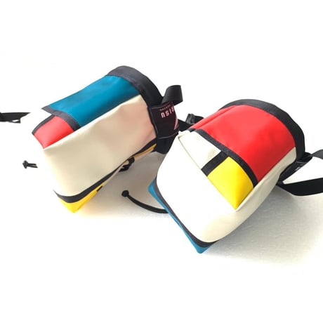 ISHIARISU"WAIST CHALK BAG "　Mondrian　composition