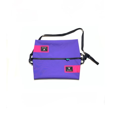 ISHIARISU”Big hug bag”purple pink