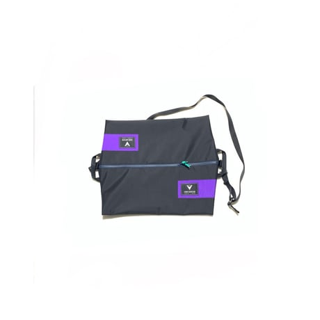 ISHIARISU”Big hug bag”Black purple