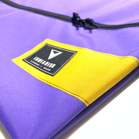 ISHIARISU”Big hug bag”purple light brown