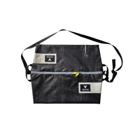 ISHIARISU”Big hug bag” Scar black × silver rat" ART LINE