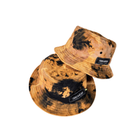 逆染めBrown×Blackハット