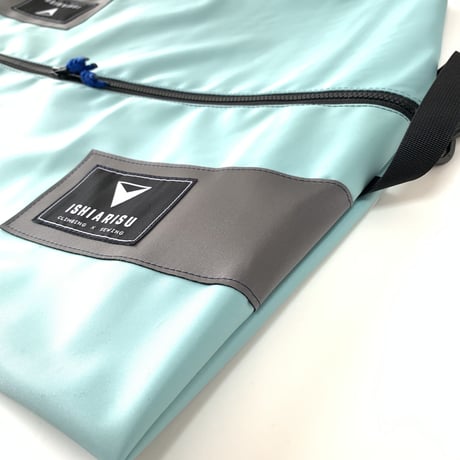 ISHIARISU”Big hug bag” Water blue