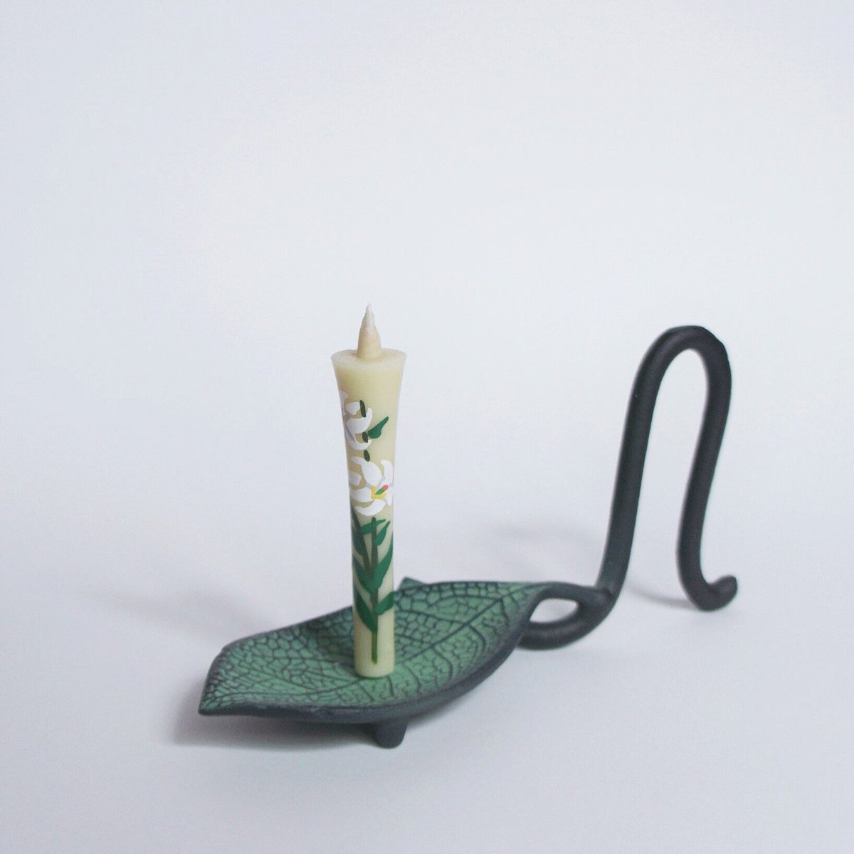 鉄燭台 一葉 | 高澤ろうそく 公式オンラインショップ