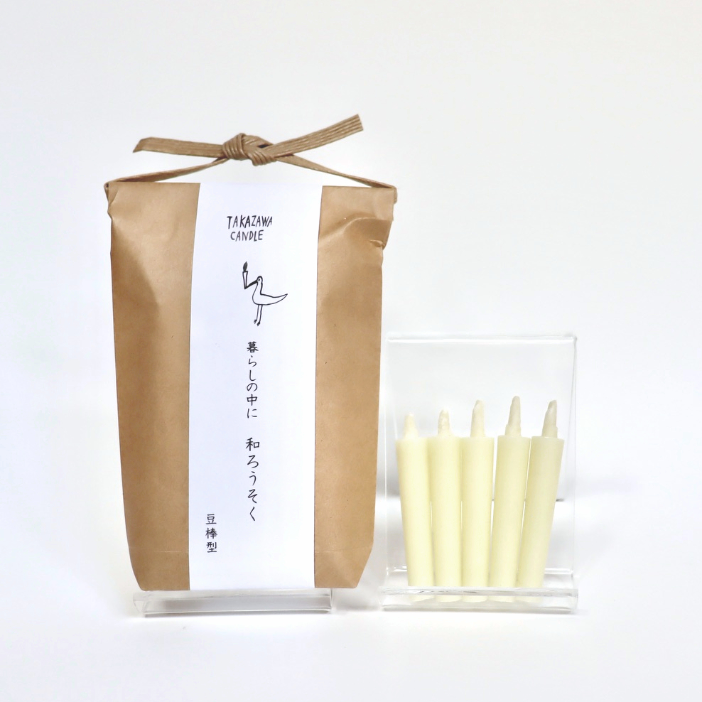 和綿　2500グラム（特別企画）あかりさん専用 のと里山のあかり 豆20本入 | 高澤ろうそく 公式オンラインショップ