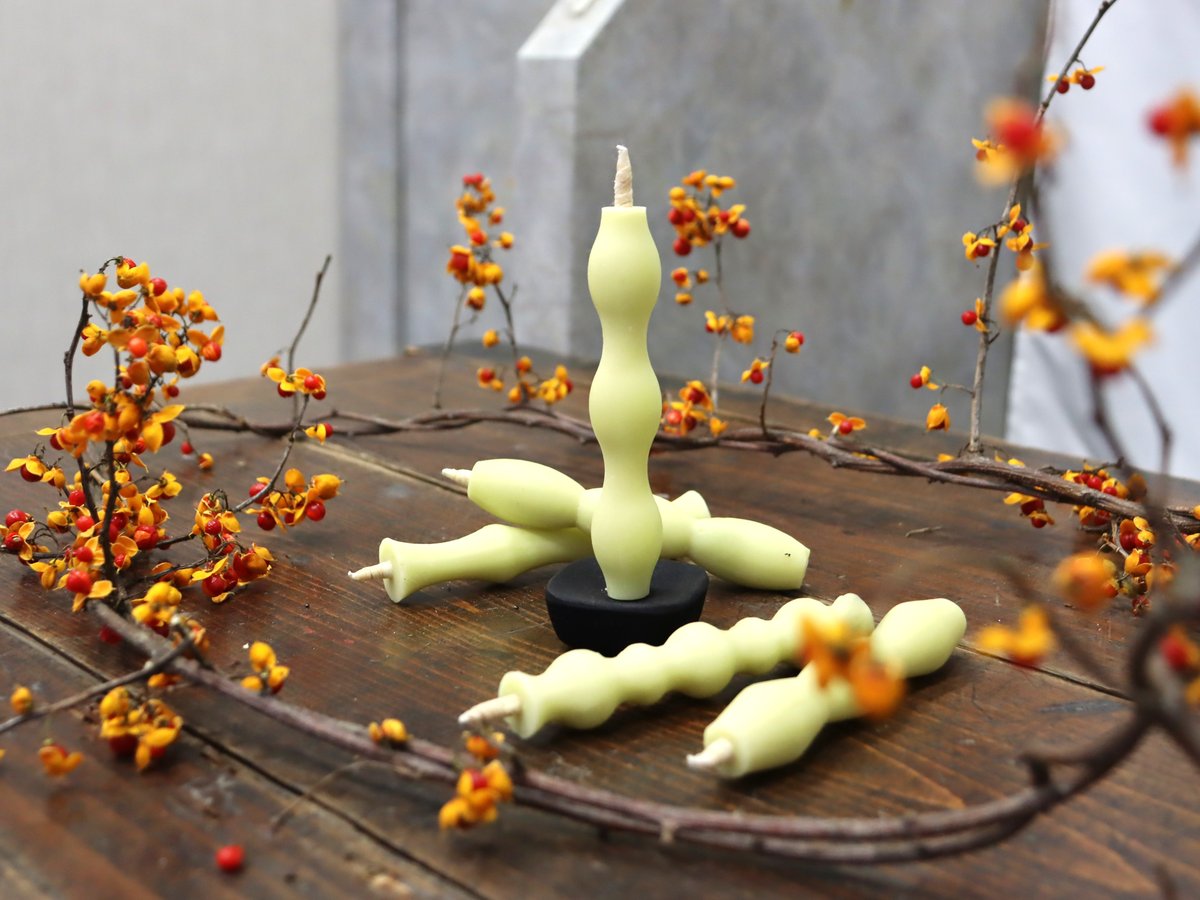 【極レア】45,000円 燭台セット 楽天市場】ミニ燭台ギフト「四季あかり」転写和ろうそく4本入【90908