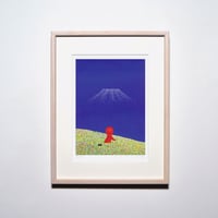 サイン入り》成瀬政博「週刊新潮」表紙絵原画「地上の光」 | 画廊