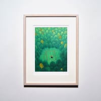 サイン入り》成瀬政博 ピエゾグラフ（複製画）原画サイズ「あの世から