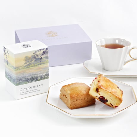 セイロンブレンド（ティーバッグ）とスコーンのギフトセット【宅配便商品】