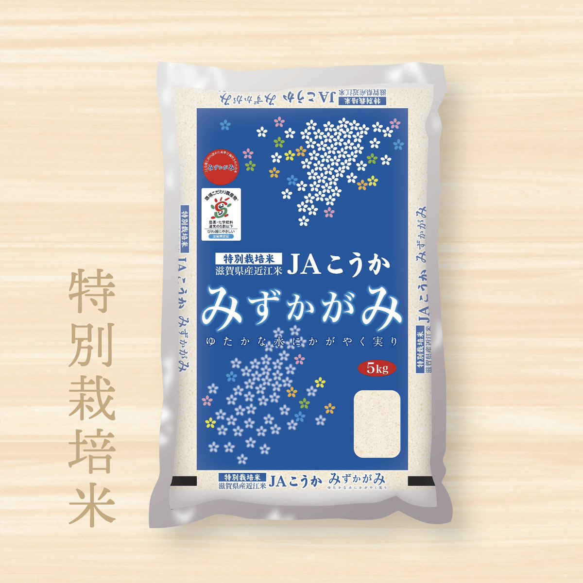 みずかがみ／JAこうか【5kg】　こめとも　令和5年産　新米☆特別栽培米☆滋賀県産近江米