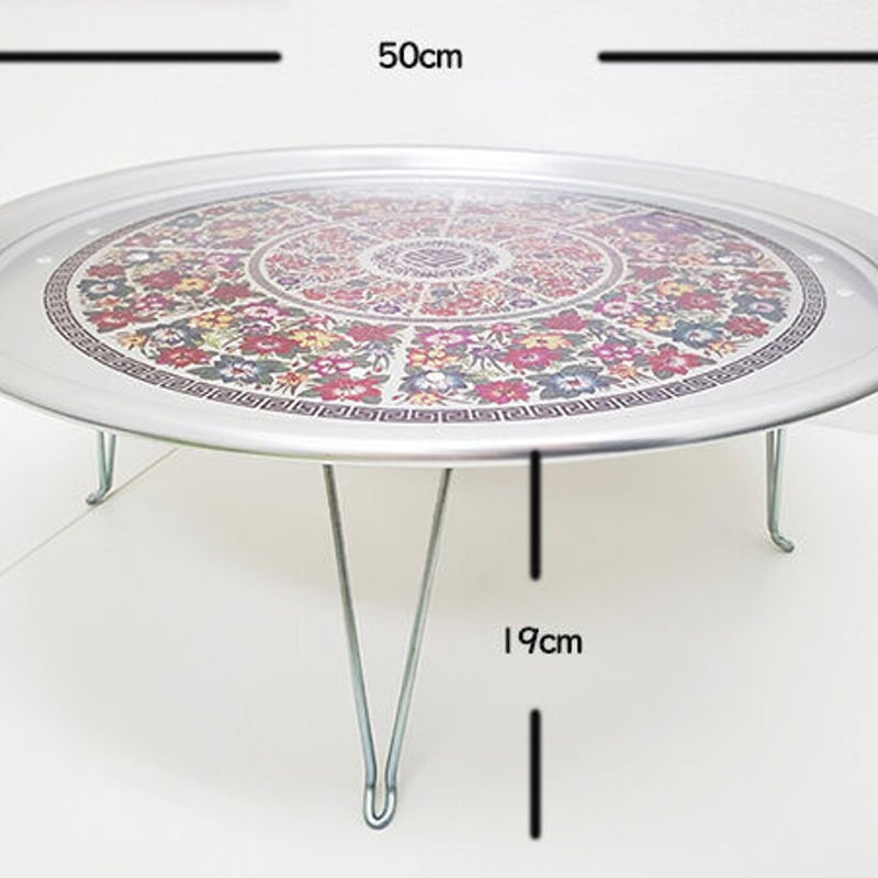 韓国製アルミテーブル 50cm（約2~3人用） | Woori Store 