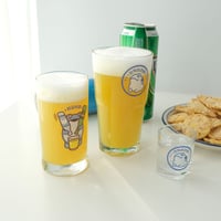 眞路カエルカスタム「焼酎」「小ビール」「大ビール」グラス