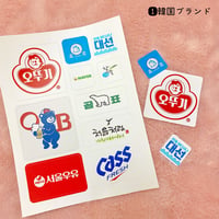 [BIGSALE]Woori store オリジナルシール*３枚ランダム発送