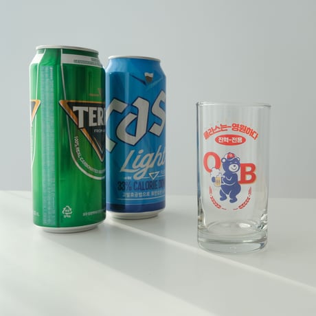 OBラガーカスタム「焼酎」「小ビール」「大ビール」グラス