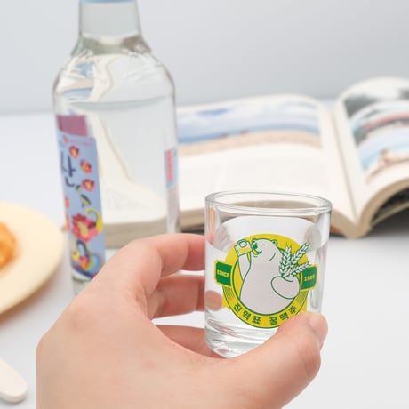 「ゴムピョ」カスタム「焼酎」「小ビール」「大ビール」グラス
