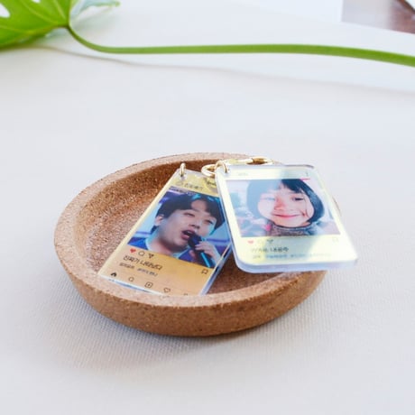 「SNSデザイン」アクリルPhotoキーホルダー