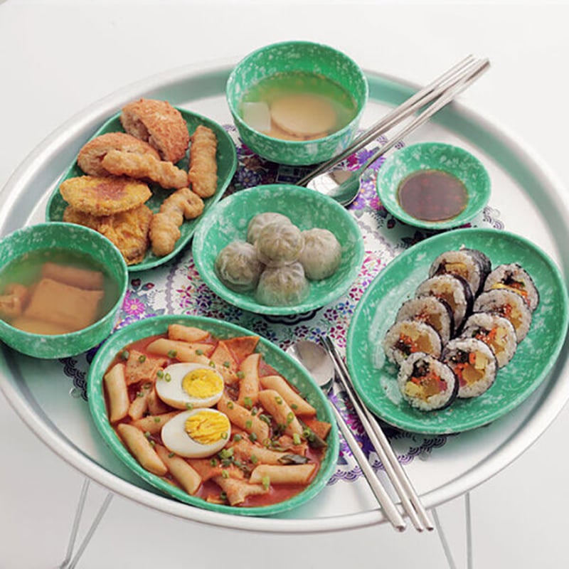 韓国製アルミテーブル 50cm（約2~3人用） | Woori Store 