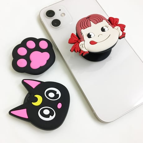 【ランダム発送！在庫限り！】キャラクタースマホ グリップトック