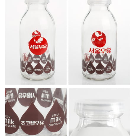 「ソウル牛乳」レトロ牛乳瓶