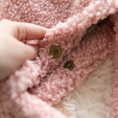 「ハンドメイド」フワフワフリーズトートバッグ