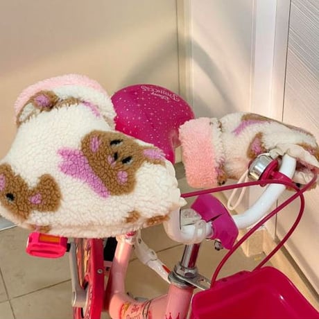 もこもこ自転車手袋