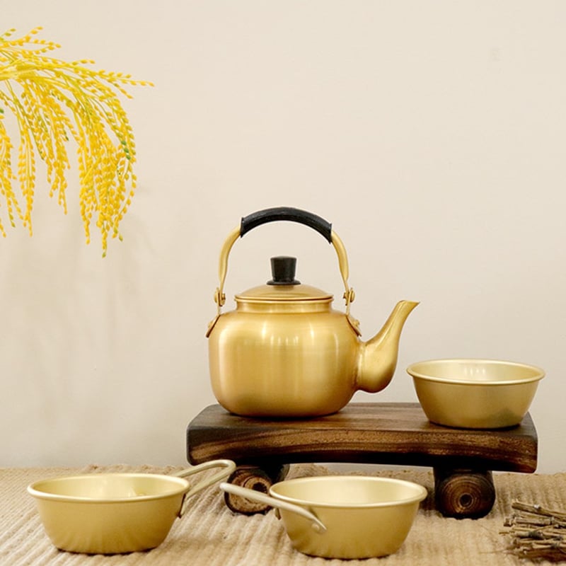 レトロマッコリコップ＆やかんセット | Woori Store