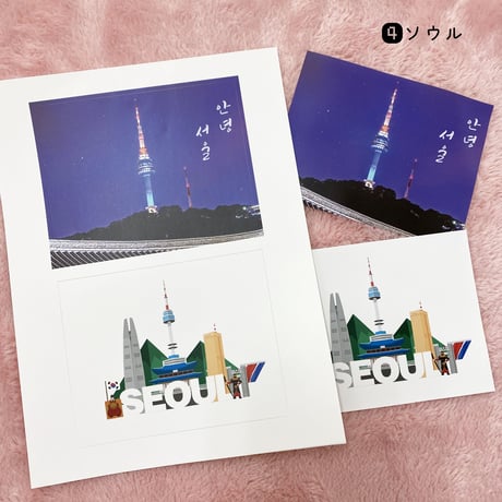 [BIGSALE]Woori store オリジナルシール*３枚ランダム発送