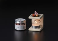 茶葉を使った和のアロマポット「Square（茶香炉）」