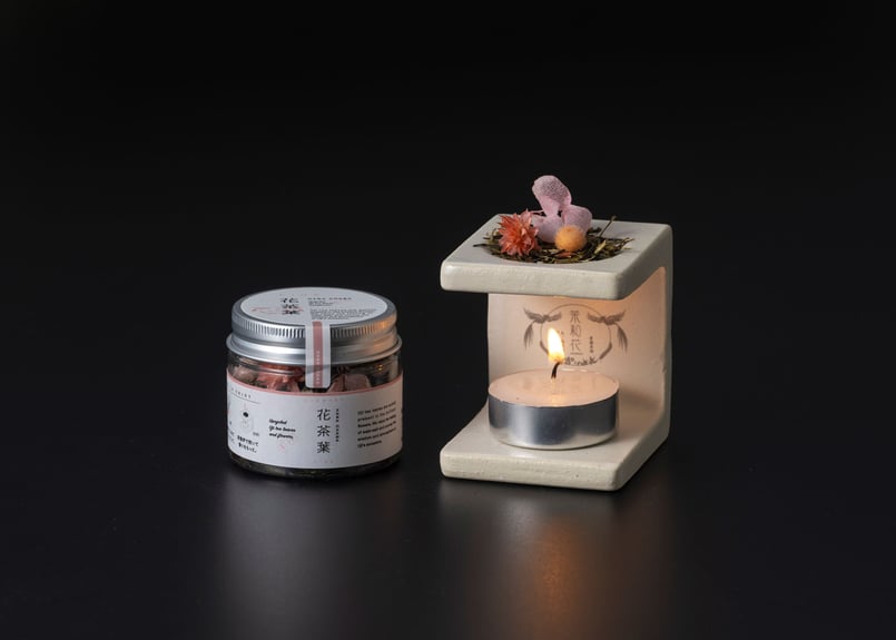 茶葉を使った和のアロマポット「Square(茶香炉)」 | 茶和花 茶葉を使った和のアロマポット「Square(茶香炉)」 | 茶和花