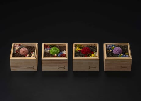 木箱「京都碁盤」