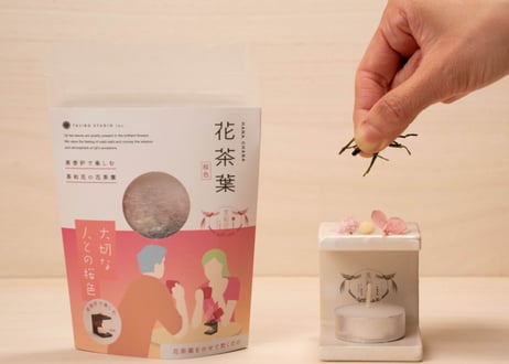 花茶葉【Square（茶香炉）に使用する、お花入りの特製茶葉です】