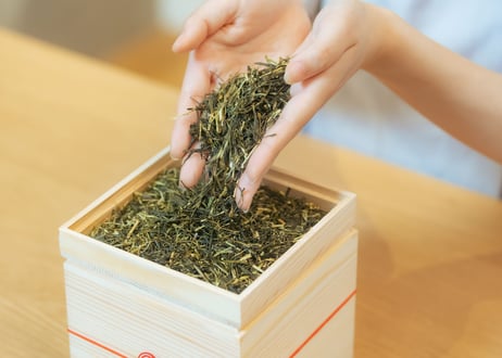 茶和花の鞠（まり）_小サイズ  とお茶（煎茶）のギフトセット