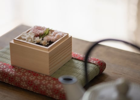 畳の茶和花「小さな宝石(SANKAKU)」