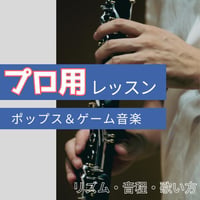 プロ用　クラリネットレッスン