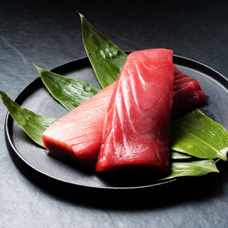 メキシコ産  養殖本マグロ  生鮮柵製品 約400g (2柵 : 赤身1＋大トロ1、または赤身1＋中トロ1)