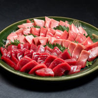 メキシコ産  養殖本マグロ  生鮮柵製品 約1,000g(5柵 : 大トロ1 + 中トロ2 ＋赤身2)
