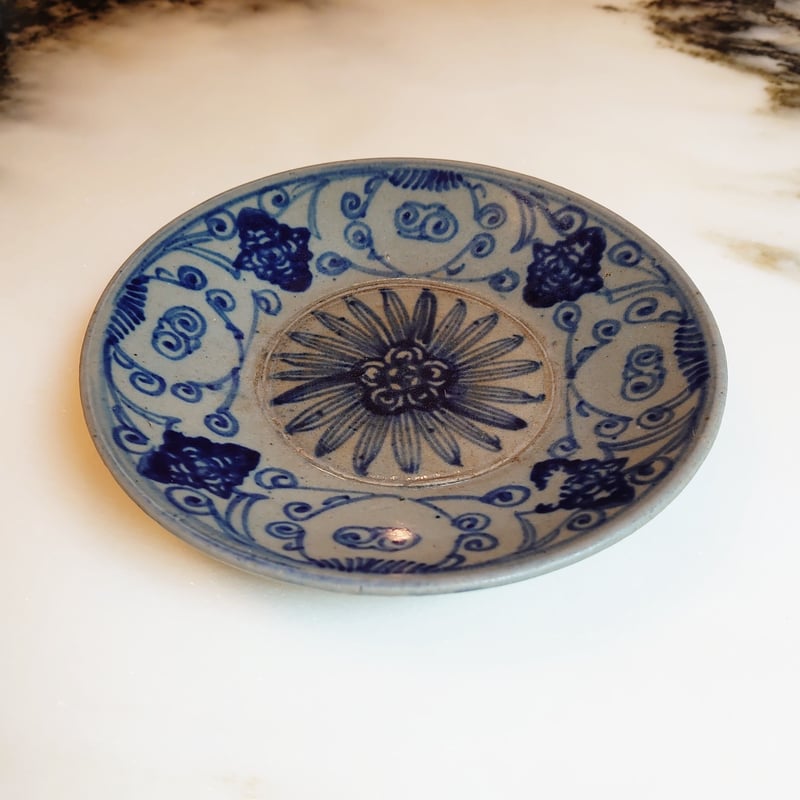 清花菊花紋小皿 | SunmoonCafe