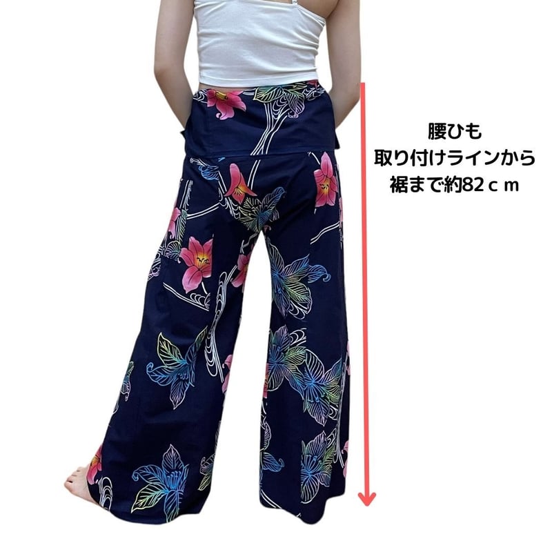 風呂敷刺し子パンツ 風呂敷刺し子パンツ