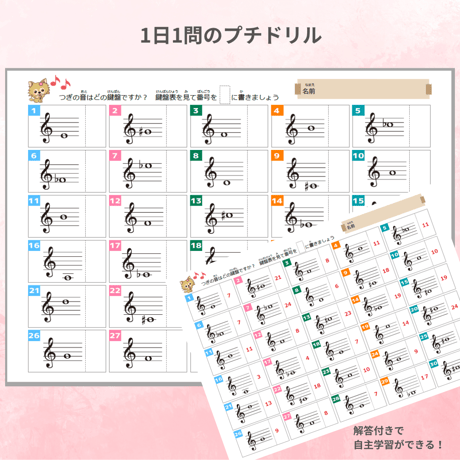 名前が違う同じ音！｜音楽プチドリル30No.5【楽典～異名同音】
