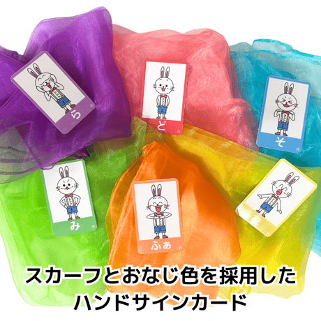 リトミックスカーフ＋ハンドサインカード＋クリアケース入り