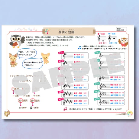 平行調って？！｜音楽プチドリル30No.20【楽典～長調と短調(平行調)】