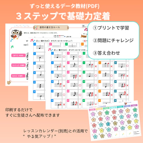 音符を正しく書く！｜音楽プチドリル30 No.26【楽典～音符の書き方ルール】