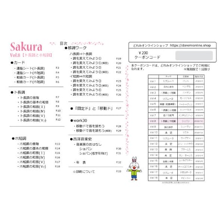 【ト長調とホ短調】テーマ別教材パック咲楽   SakuraVol.8(データコンテンツ)