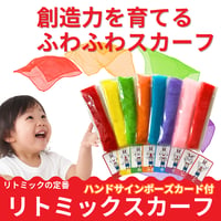 リトミックスカーフ＋ハンドサインカード＋クリアケース入り